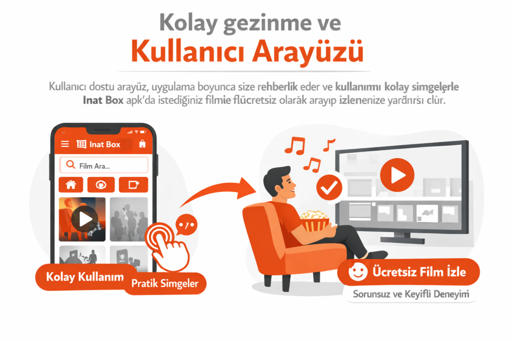 Inat Box APK'yı indirin (v16.25) – Canlı TV, Spor ve Filmleri Ücretsiz İzleyin 15 Kolay gezinme ve Kullanıcı Arayüzü: