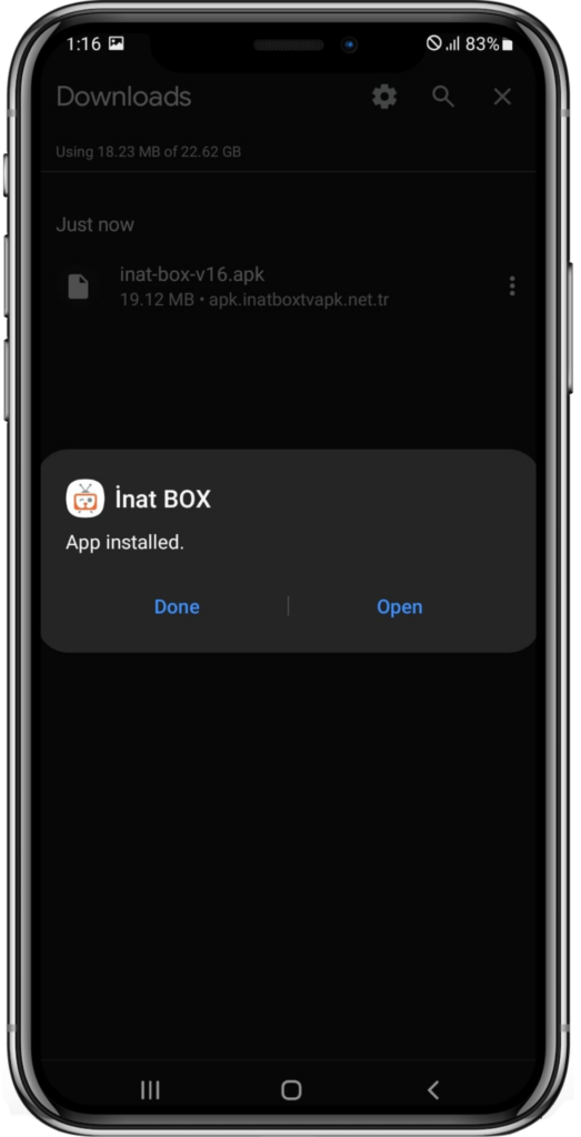 Inat Box APK'yı indirin (v16.25) – Canlı TV, Spor ve Filmleri Ücretsiz İzleyin 7 Uygulamayı açmaya ve en sevdiğiniz TV programlarını, spor karşılaşmalarını ve filmleri izlemeye başlamaya hazırsınız.